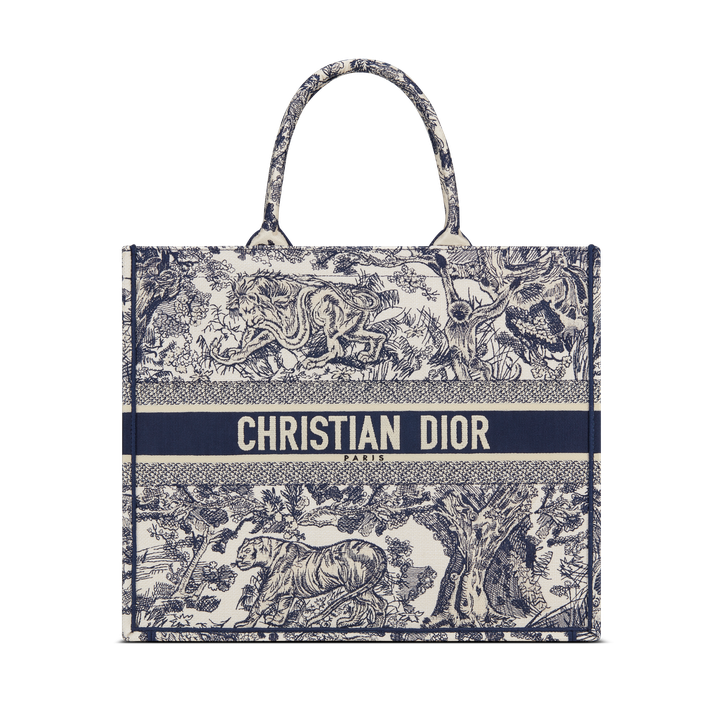 Christian Large Dior Book Toile De Jouy Embroidery With Dust Bag M1286ZTDT_M34I Fake AAA quality Sale UK