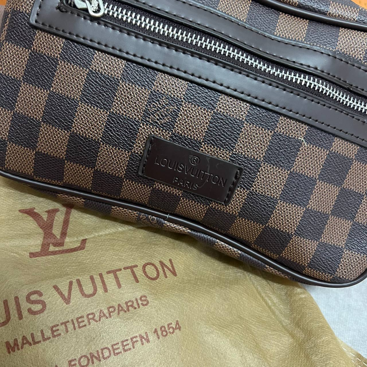 Louis Vuitton DAMIER Pochette Kasai Pouch Brown  For Women's Sale UK