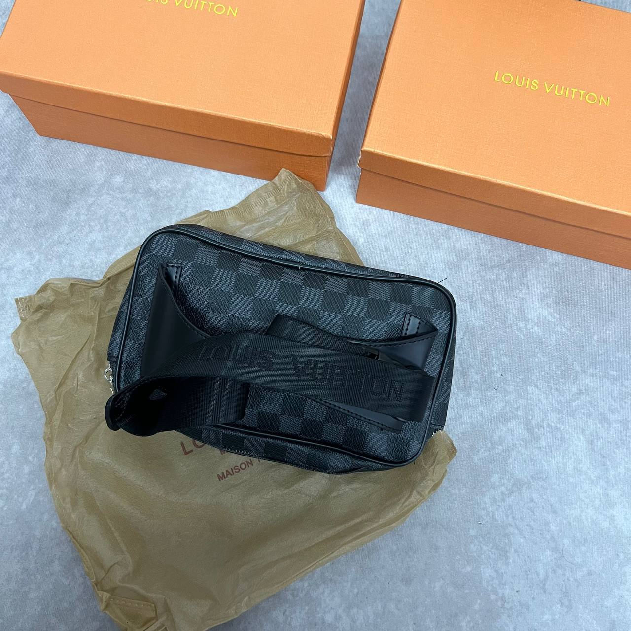 Louis Vuitton Kasaï Black Canvas Clutch Bag For Women's Sale UK