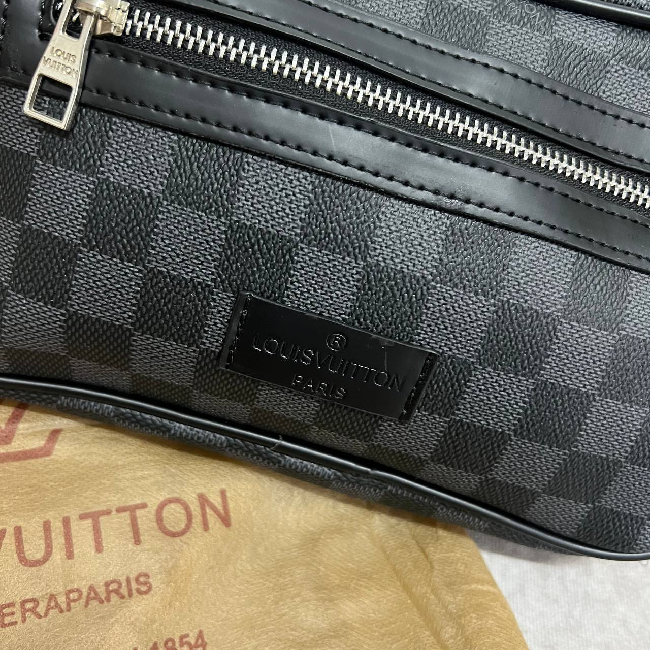 Louis Vuitton Kasaï Black Canvas Clutch Bag For Women's Sale UK