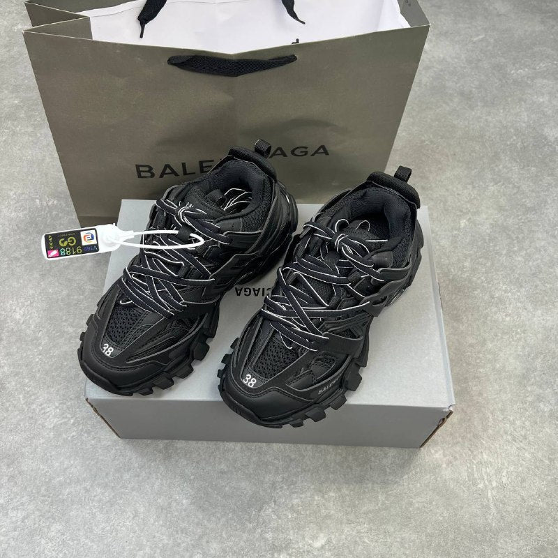 Balenciaga Track Black / Grey Mesh Sneakers for Men Sale UK