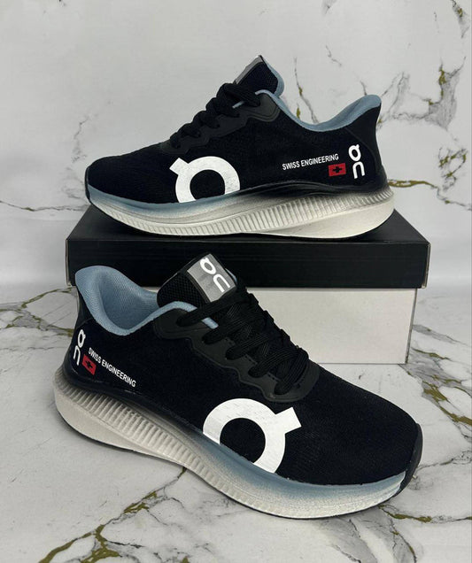 On Cloudboom Black Strike Trainers Womens Best Sale AAA Quality UK Reps