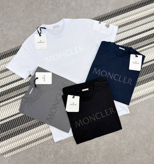 Moncler Crewneck Arm Pocket Logo T-Shirt Mens in Multiple Colors Best Sale UK Reps AAA Quality