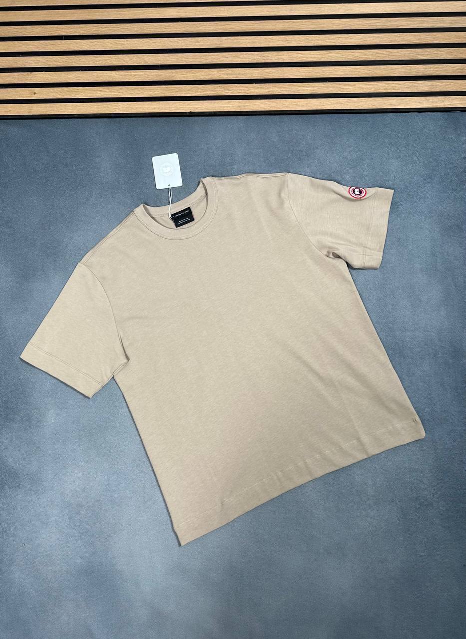 Canada Goose Round Neck Logo Fashion Mens T-Shirts in Multiple Colors UK Reps AAA Quality