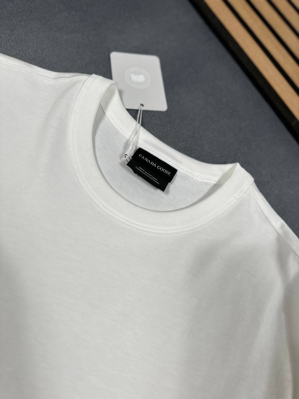 Canada Goose Round Neck Logo Fashion Mens T-Shirts in Multiple Colors UK Reps AAA Quality