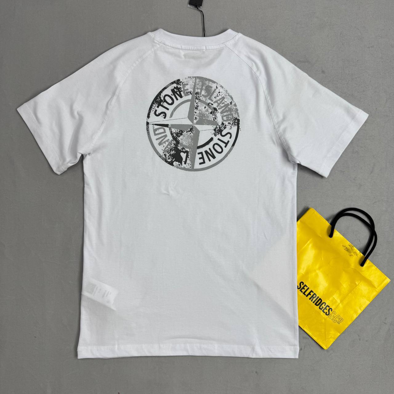 Stone Island Organic-Cotton Jersey T-Shirts Mens in Multiple Colors UK Reps AAA Quality