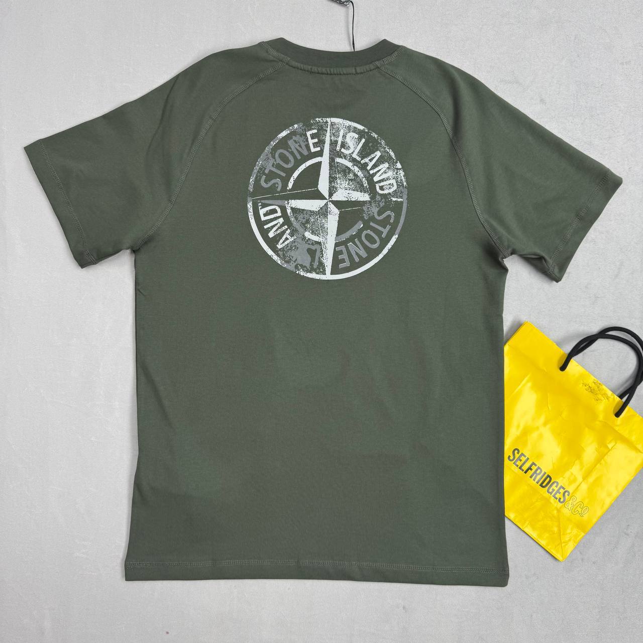 Stone Island Organic-Cotton Jersey T-Shirts Mens in Multiple Colors UK Reps AAA Quality