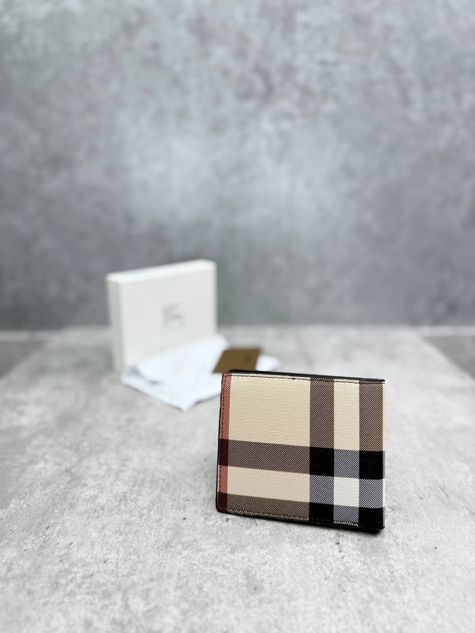 Burberry Vintage Check in Archive Beige Wallet Mens Best Sale UK Reps AAA Quality