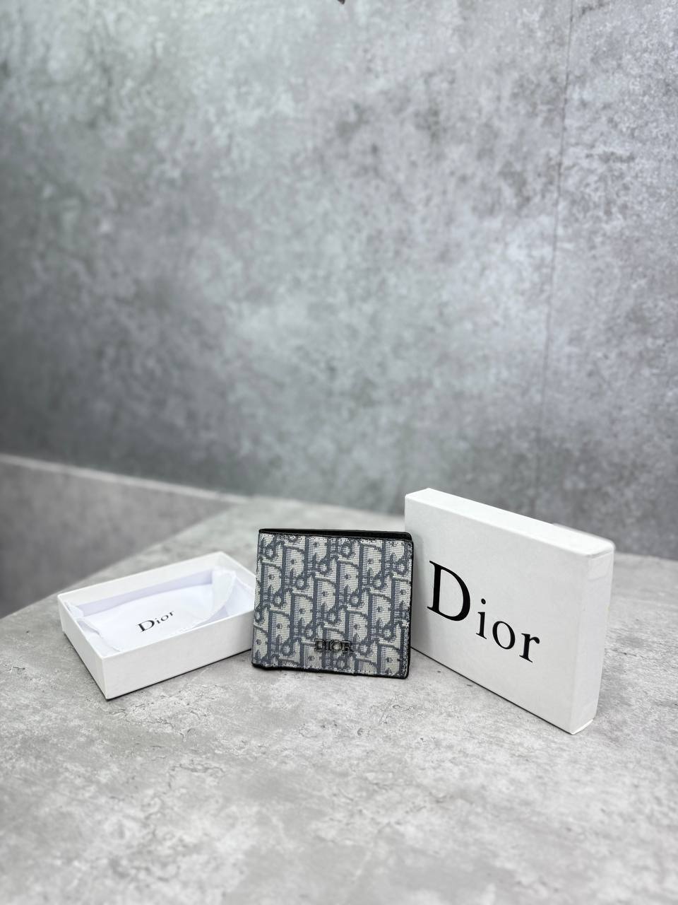 Christian Dior Oblique Jacquard Bifold Wallet Mens Best Sale UK Reps AAA Quality