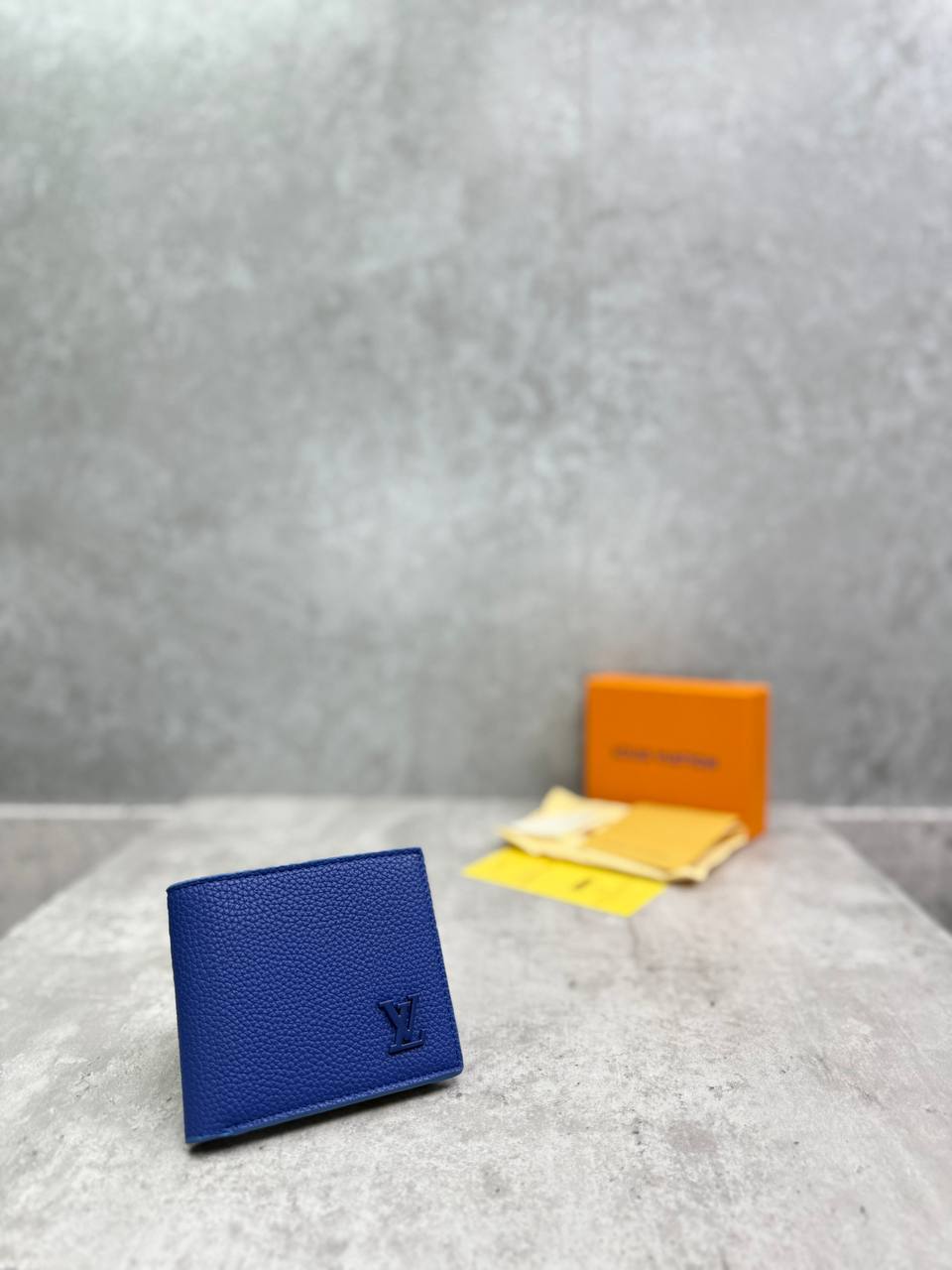 Louis Vuitton Aerogram Portefeuille Multiple Navy Wallet Mens Best Sale UK Reps AAA Quality