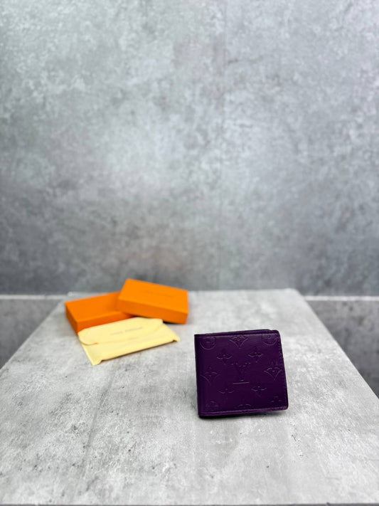 Louis Vuitton Multiple Purple Night Taurillon Wallet Mens Best Sale UK Reps AAA Quality