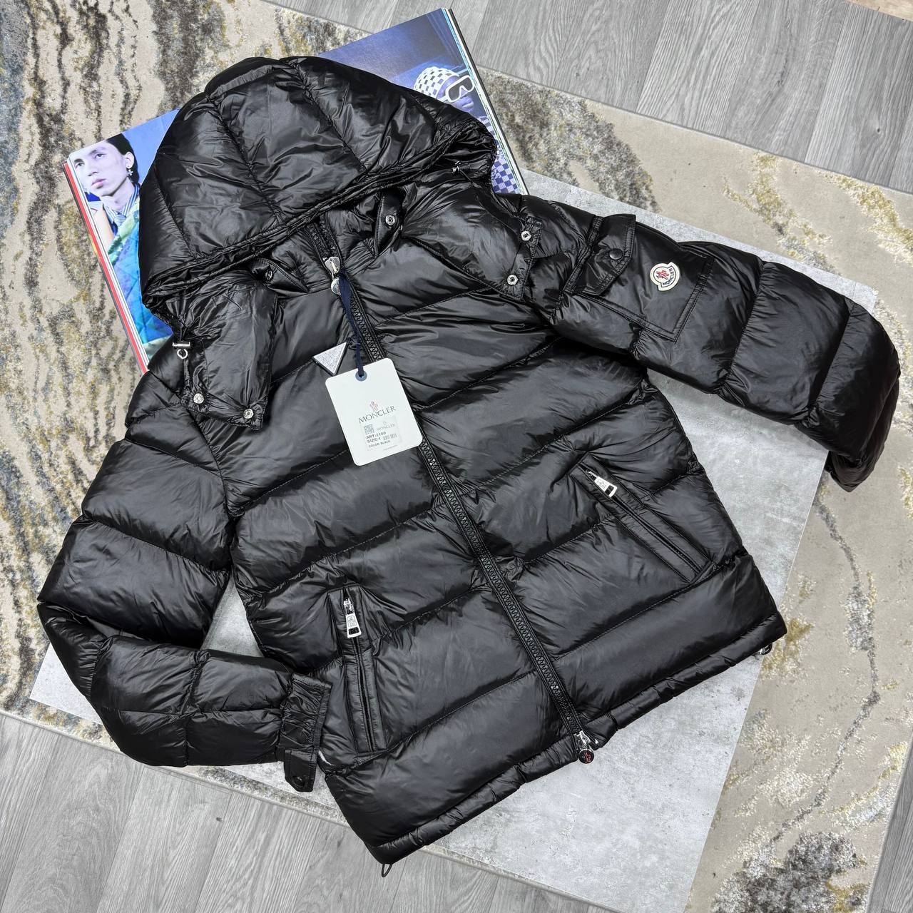 Moncler Maya Hooded Short Down Jacket Mens in Multiple Colors UK Reps AAA Quality