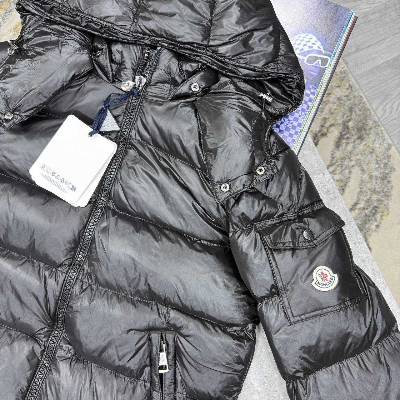 Moncler Maya Hooded Short Down Jacket Mens in Multiple Colors UK Reps AAA Quality