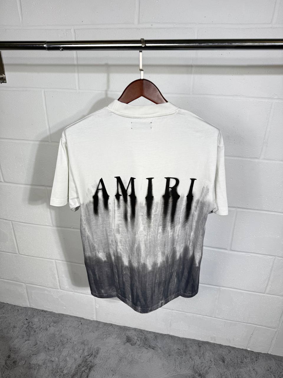 Amiri Logo Dip Dye TEE Fashion T-Shirts for Mens in Multiple Colors Best Sale UK Reps AAA Quality