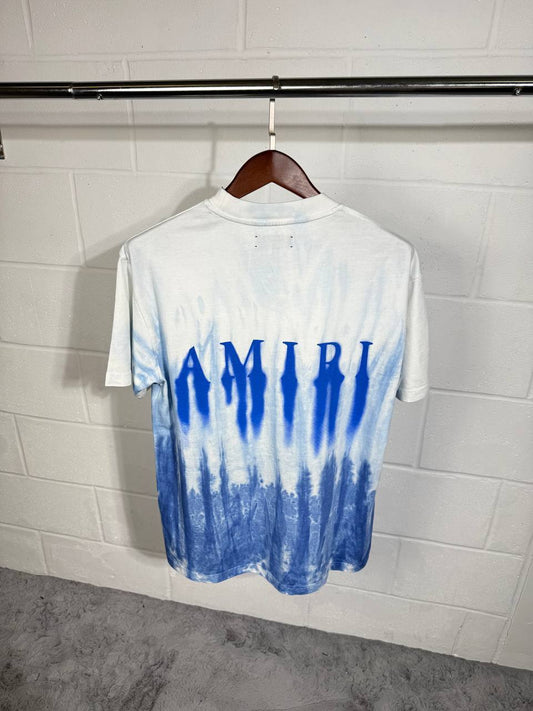 Amiri Logo Dip Dye TEE Fashion T-Shirts for Mens in Multiple Colors Best Sale UK Reps AAA Quality