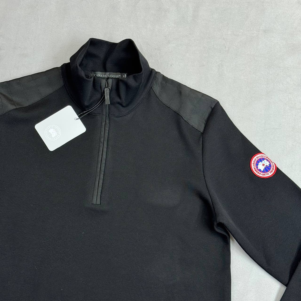 Canada Goose Stormont Slim-Fit Quarter-Zip Sweatshirt UK Reps AAA Quality
