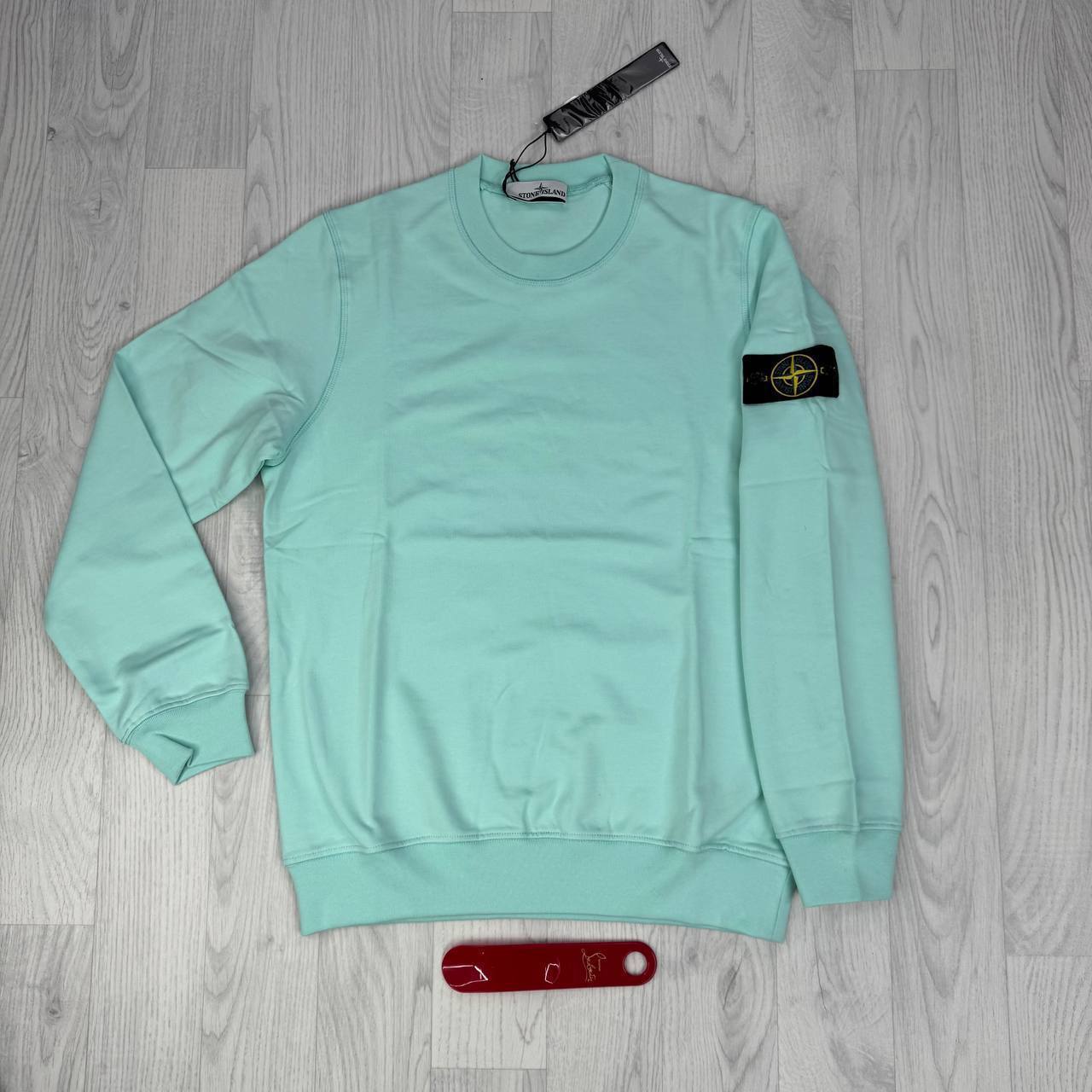 Stone Island Badge Sleeve Heavyweight Sweatshirt & Shorts Set Crewneck Mens in Multiple Colors UK Reps AAA  Quality