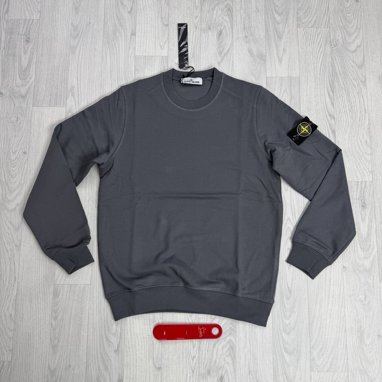 Stone Island Badge Sleeve Heavyweight Sweatshirt Crewneck Mens in Multiple Colors UK Reps AAA  Quality