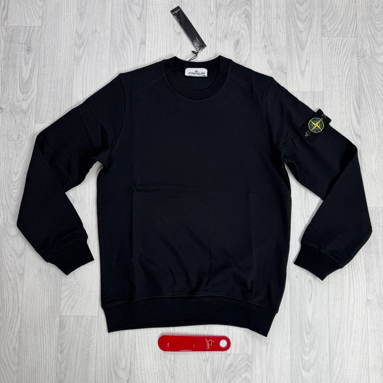 Stone Island Badge Sleeve Heavyweight Sweatshirt & Shorts Set Crewneck Mens in Multiple Colors UK Reps AAA  Quality