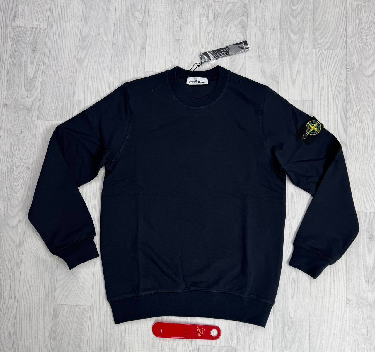 Stone Island Badge Sleeve Heavyweight Sweatshirt Crewneck Mens in Multiple Colors UK Reps AAA  Quality