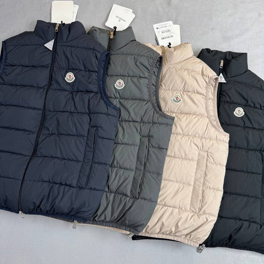 Moncler Contrin Zip-Up Padded Gilet Fashion Mens in Multiple Colors UK Reps AAA Quality