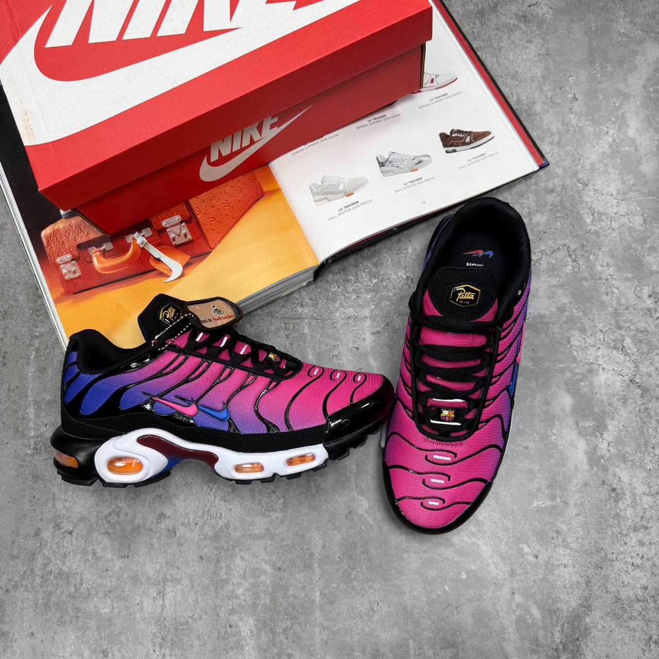 Nike TN Air Max Plus Barcelona x Patta Mens Trainers Best Sale UK Reps AAA Quality