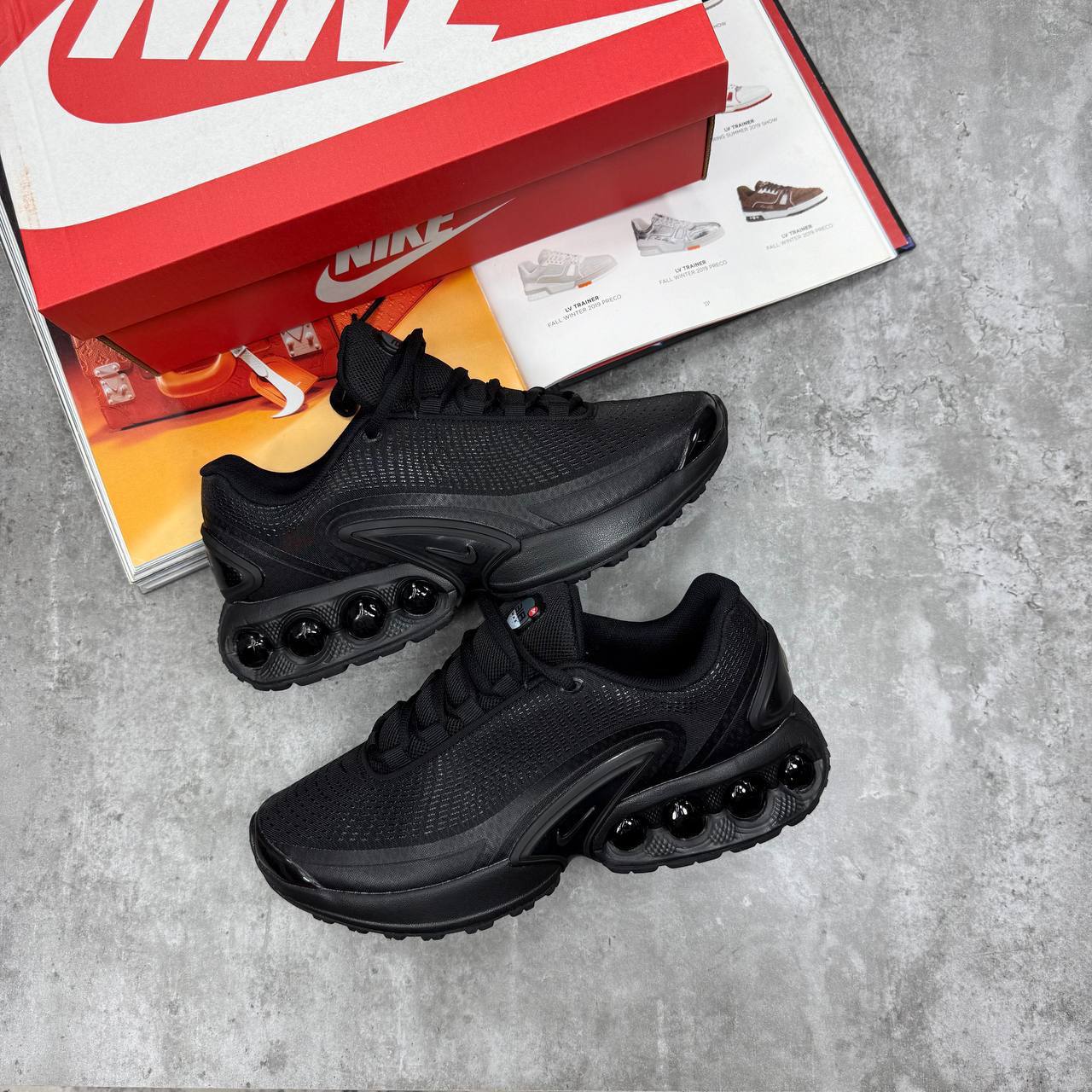 Nike Air Max DN Black Metallic Grey Mens Trainers Best Sale UK Reps AAA Quality