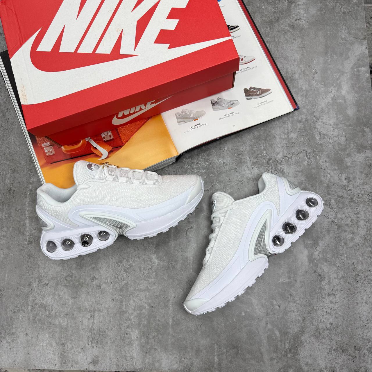 Nike Air Max DN White Metallic Silver Mens Trainers Best Sale UK Reps AAA Quality