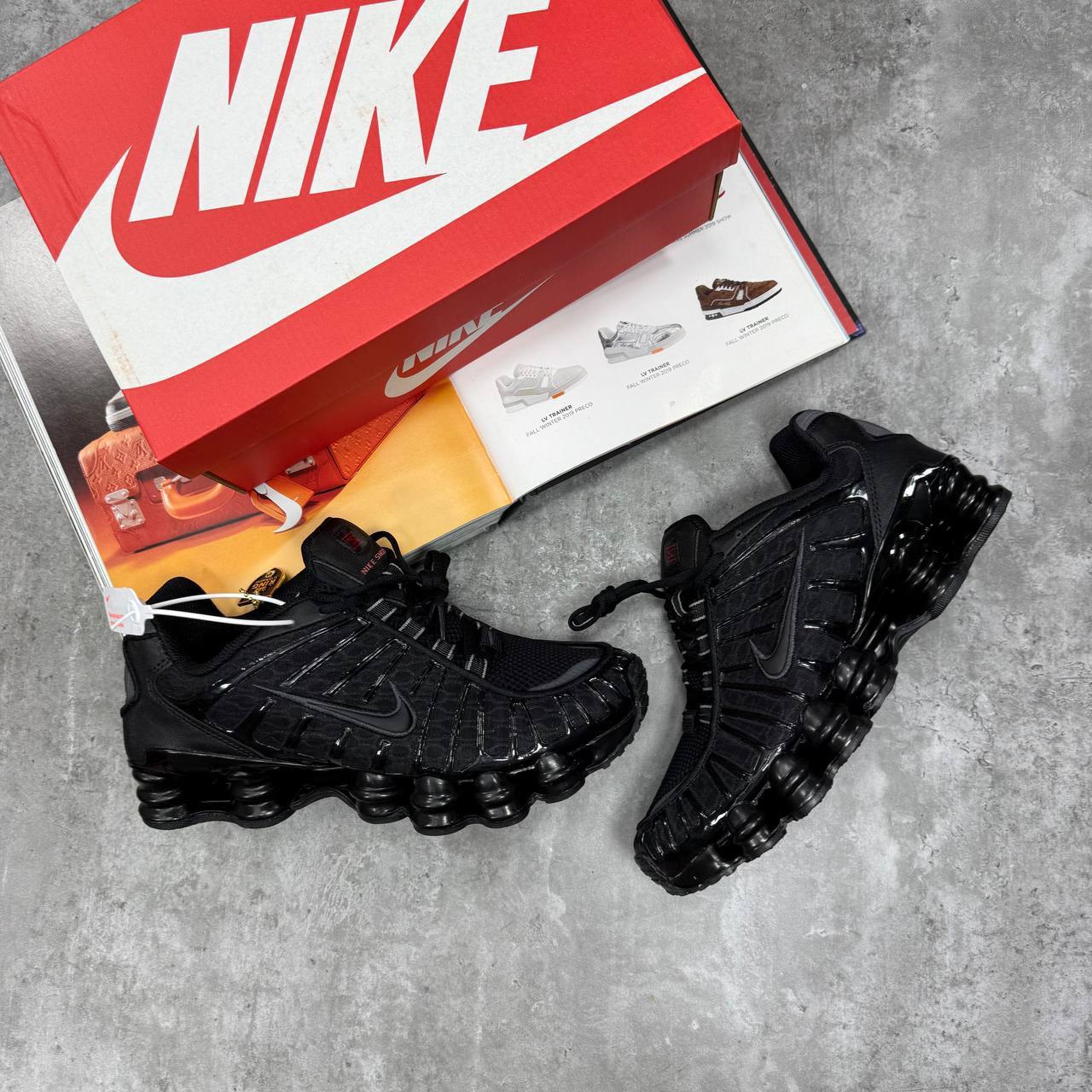 Nike Shox TL "Black/Metallic Hematite" Mens Trainers Best Sale UK Reps AAA Quality
