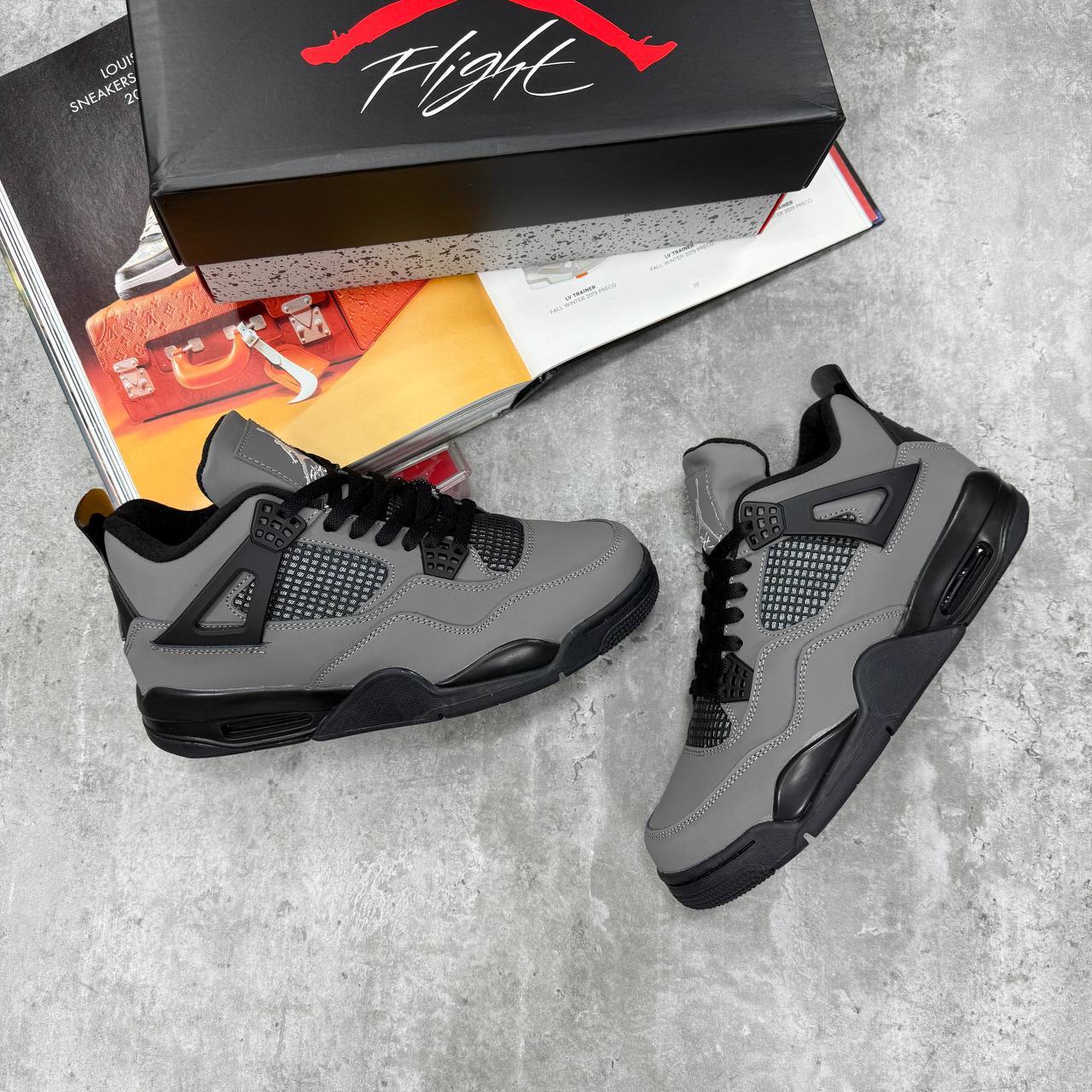 Nike Air Jordan 4 Retro "Cactus Jack Grey" Mens Trainers Best Sale UK Reps AAA Quality