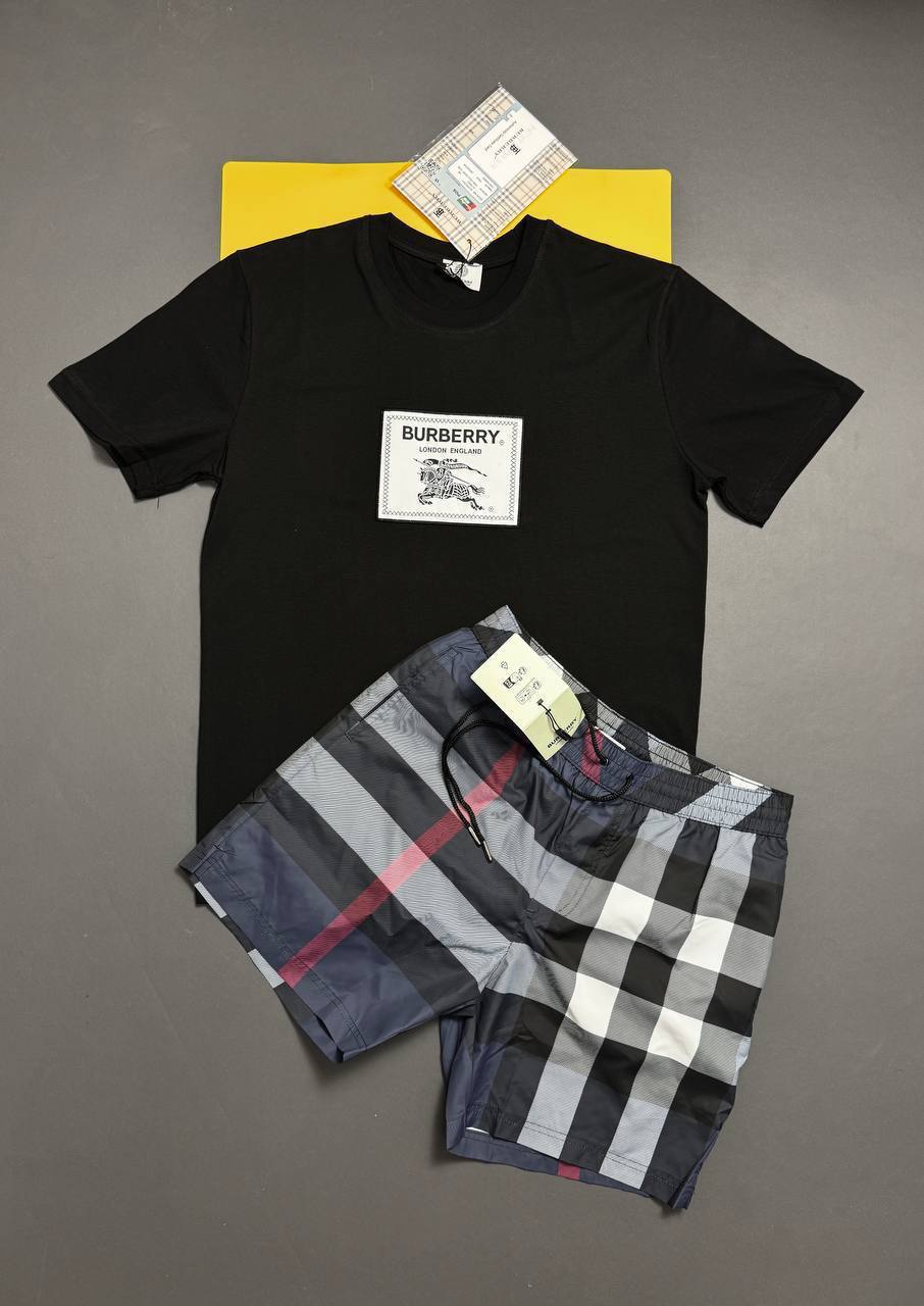 Burberry Prorsum Label Cotton T-Shirts & Shorts Set Round Neck Mens in Multiple Colors Best Sale UK Reps AAA Quality