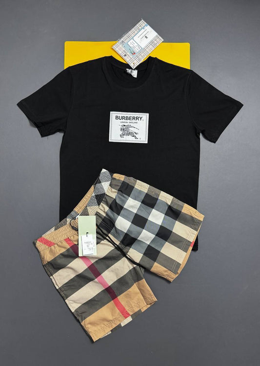 Burberry Prorsum Label Cotton T-Shirts & Shorts Set Round Neck Mens in Multiple Colors Best Sale UK Reps AAA Quality