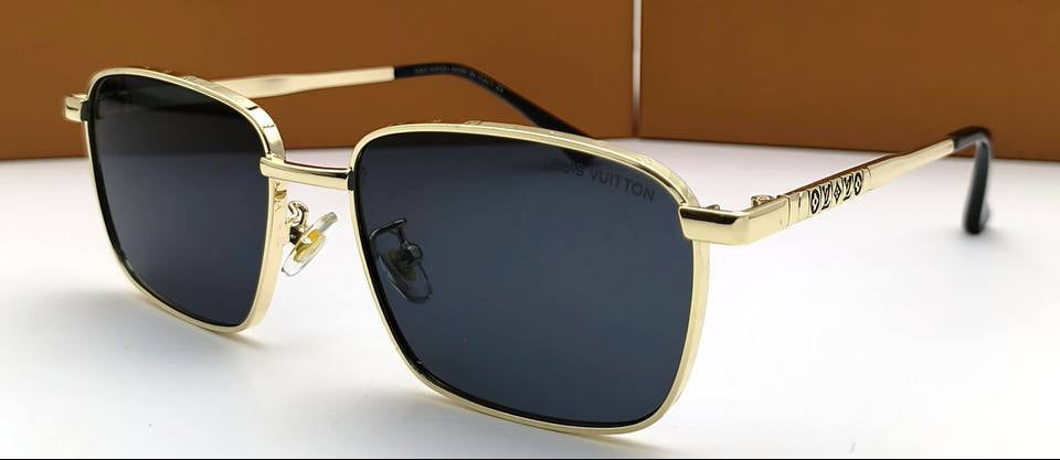 Louis Vuitton LV Square Frame Black Sunglasses Mens UK Reps AAA Quality