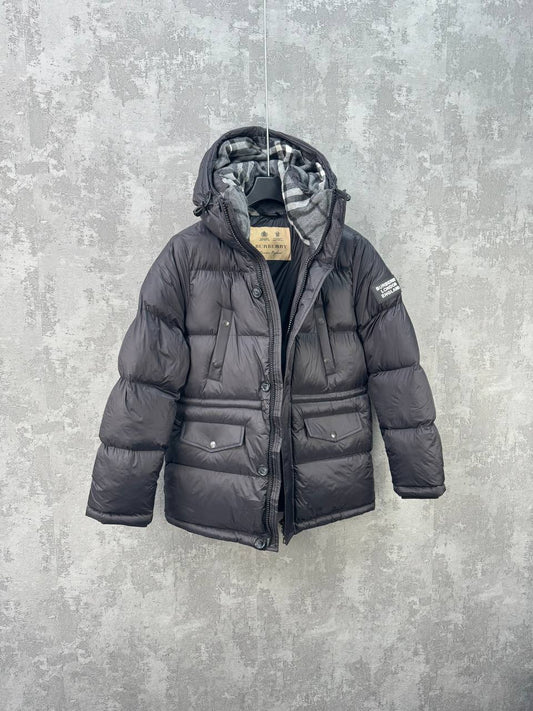 Burberry Puffer Padded Jacket in Black Color Mens Best Sale UK Reps AAA Quality