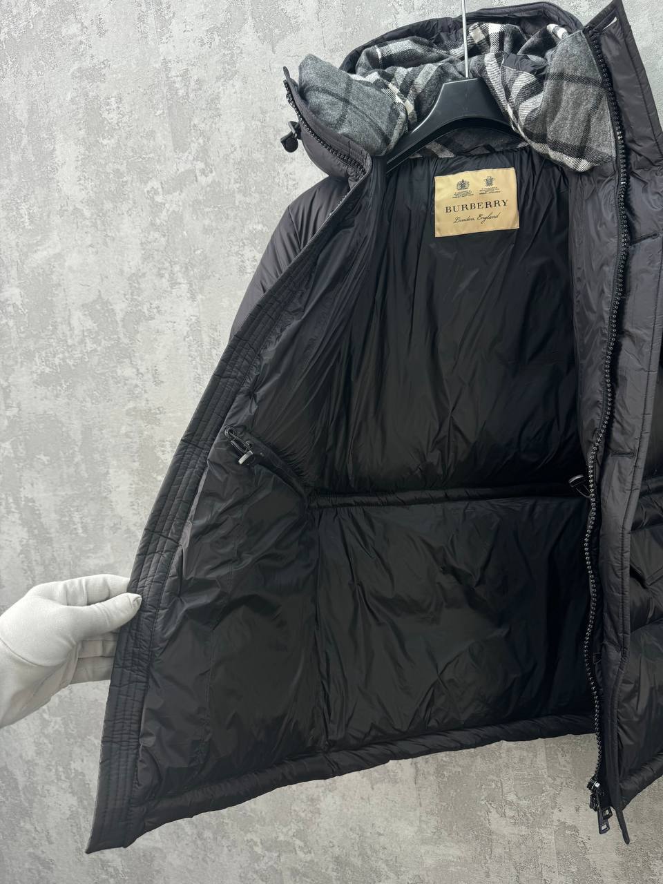 Burberry Puffer Padded Jacket in Black Color Mens Best Sale UK Reps AAA Quality