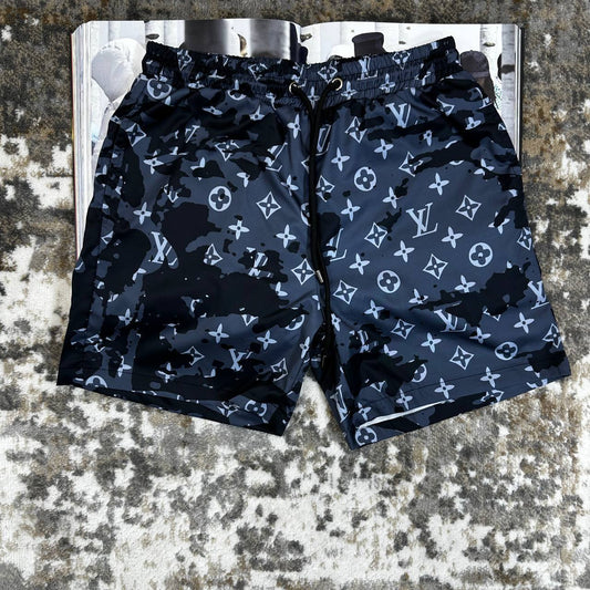 Louis Vuitton Logo Embroidered Fashion Swim Shorts Mens in 2 Colors Best Sale UK Reps AAA Quality