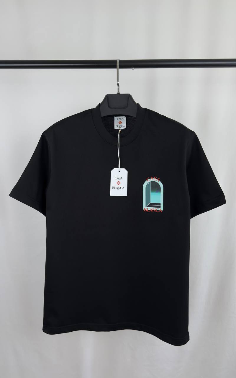 Casablanca L'Arche Colore T-Shirts Mens in 2 Colors Best Sale UK Rep AAA Quality