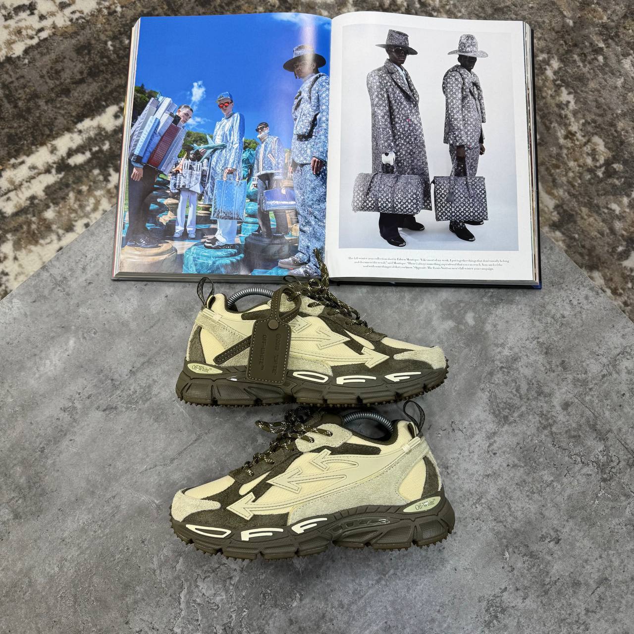 Off-White Men's "Be Right Back" Sneakers UK Reps AAA Quality