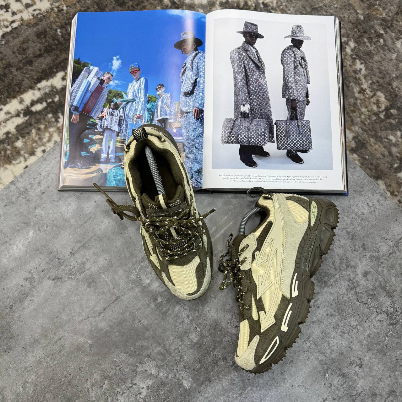 Off-White Men's "Be Right Back" Sneakers UK Reps AAA Quality