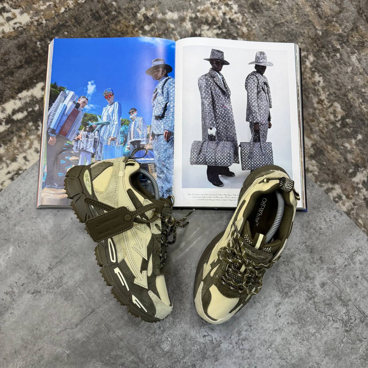 Off-White Men's "Be Right Back" Sneakers UK Reps AAA Quality