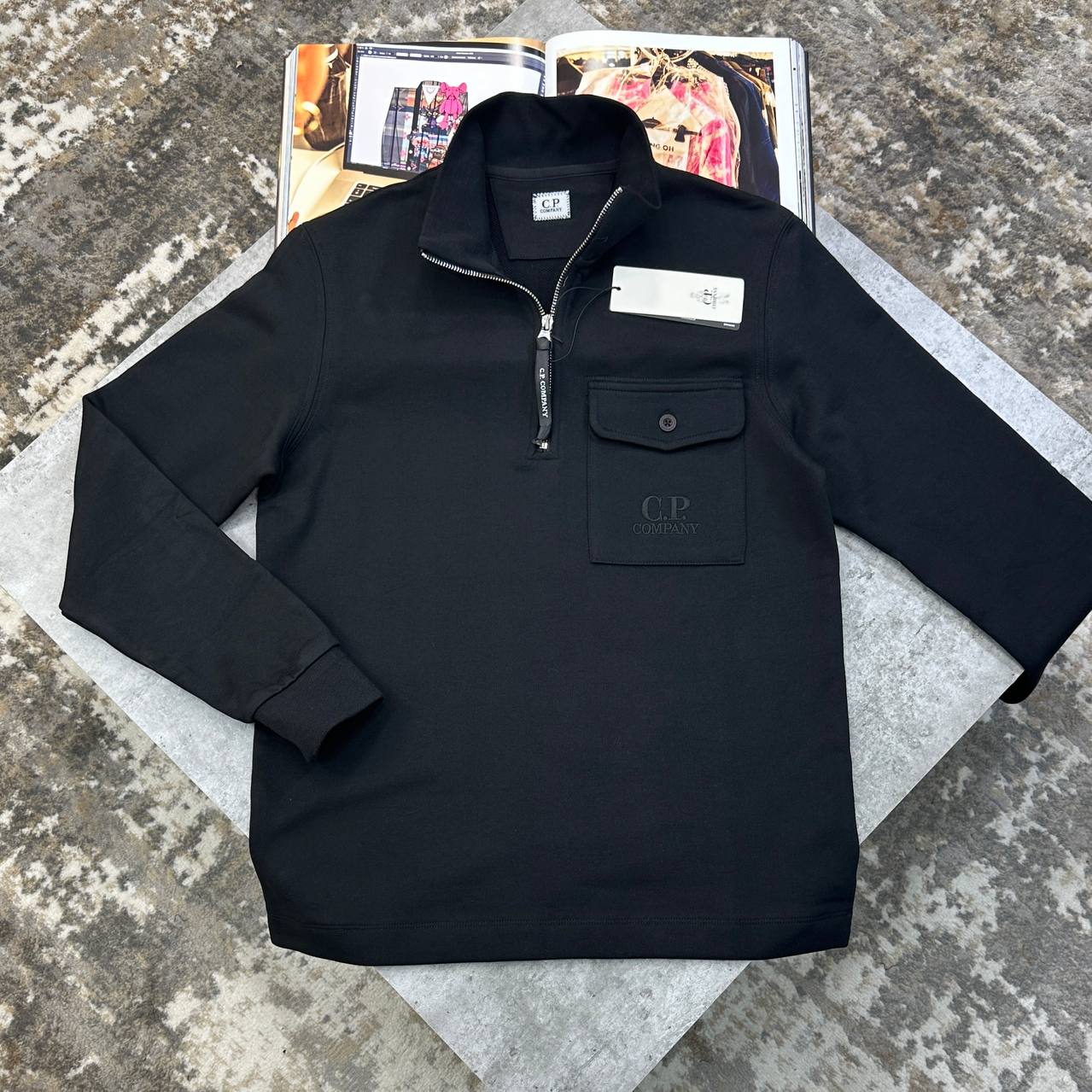 C.P. Company Diagonal Flatt Nylon Jumpers Mens UK Reps AAA Quality