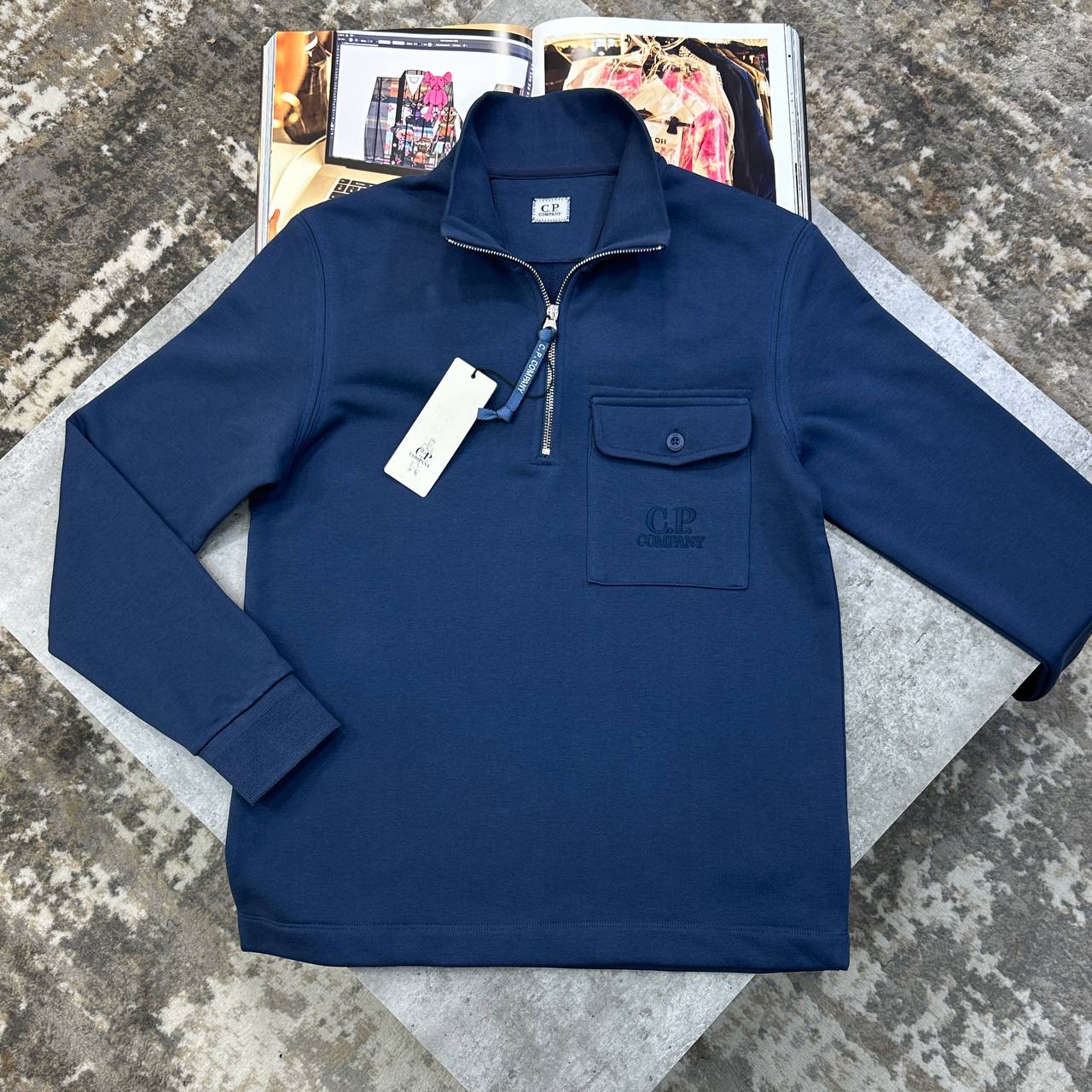 C.P. Company Diagonal Flatt Nylon Jumpers Mens UK Reps AAA Quality