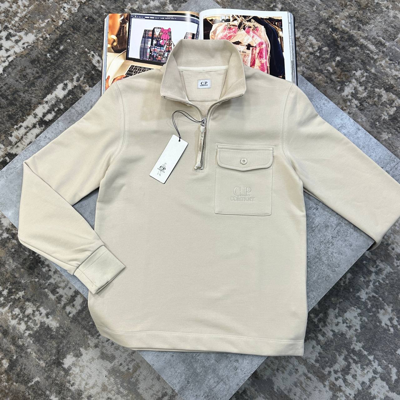 C.P. Company Diagonal Flatt Nylon Jumpers Mens UK Reps AAA Quality