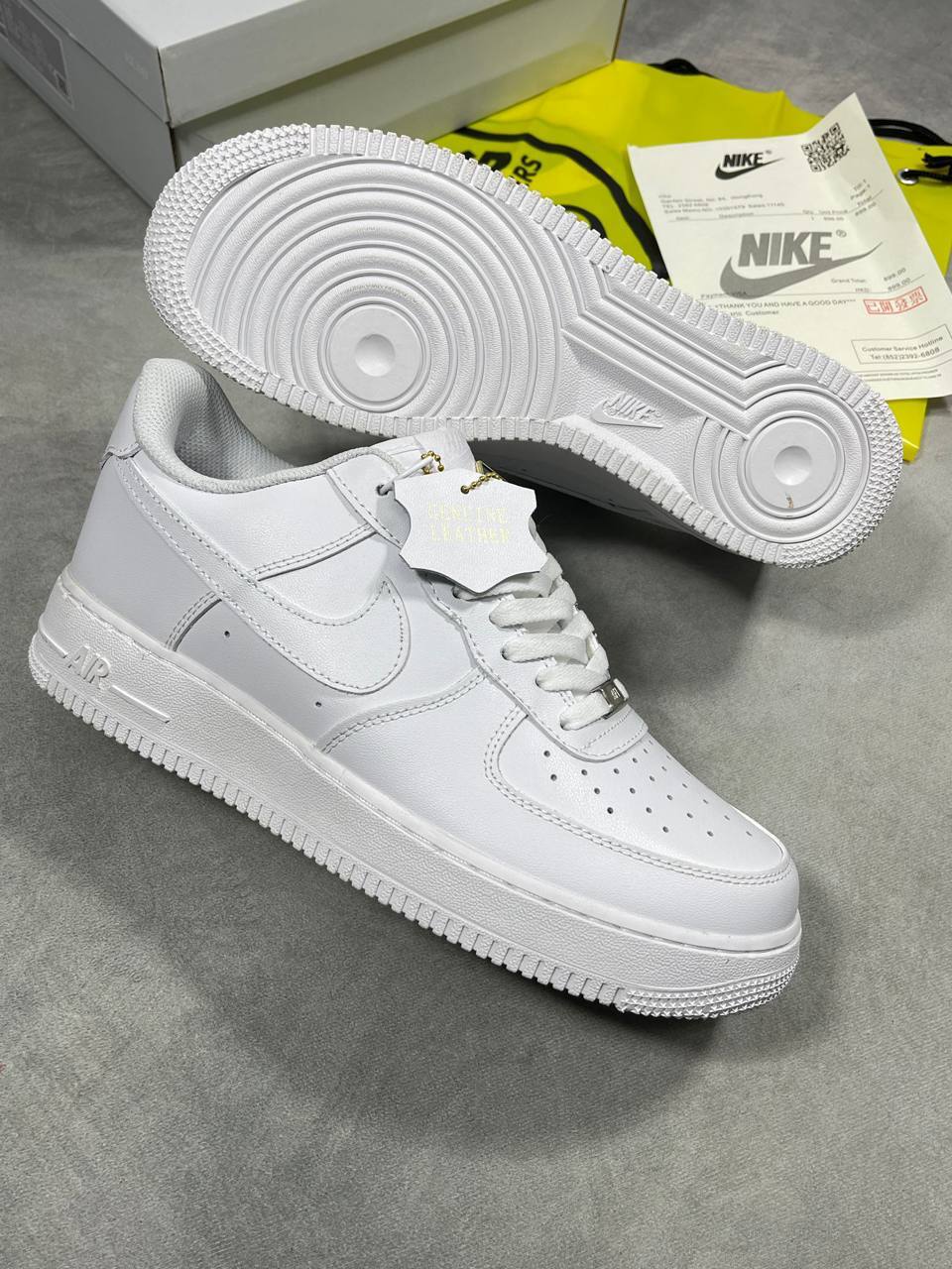 Nike Air Force 1 Triple White Mens Shoes Premium Fakes Best Sale UK Reps AAA Quality