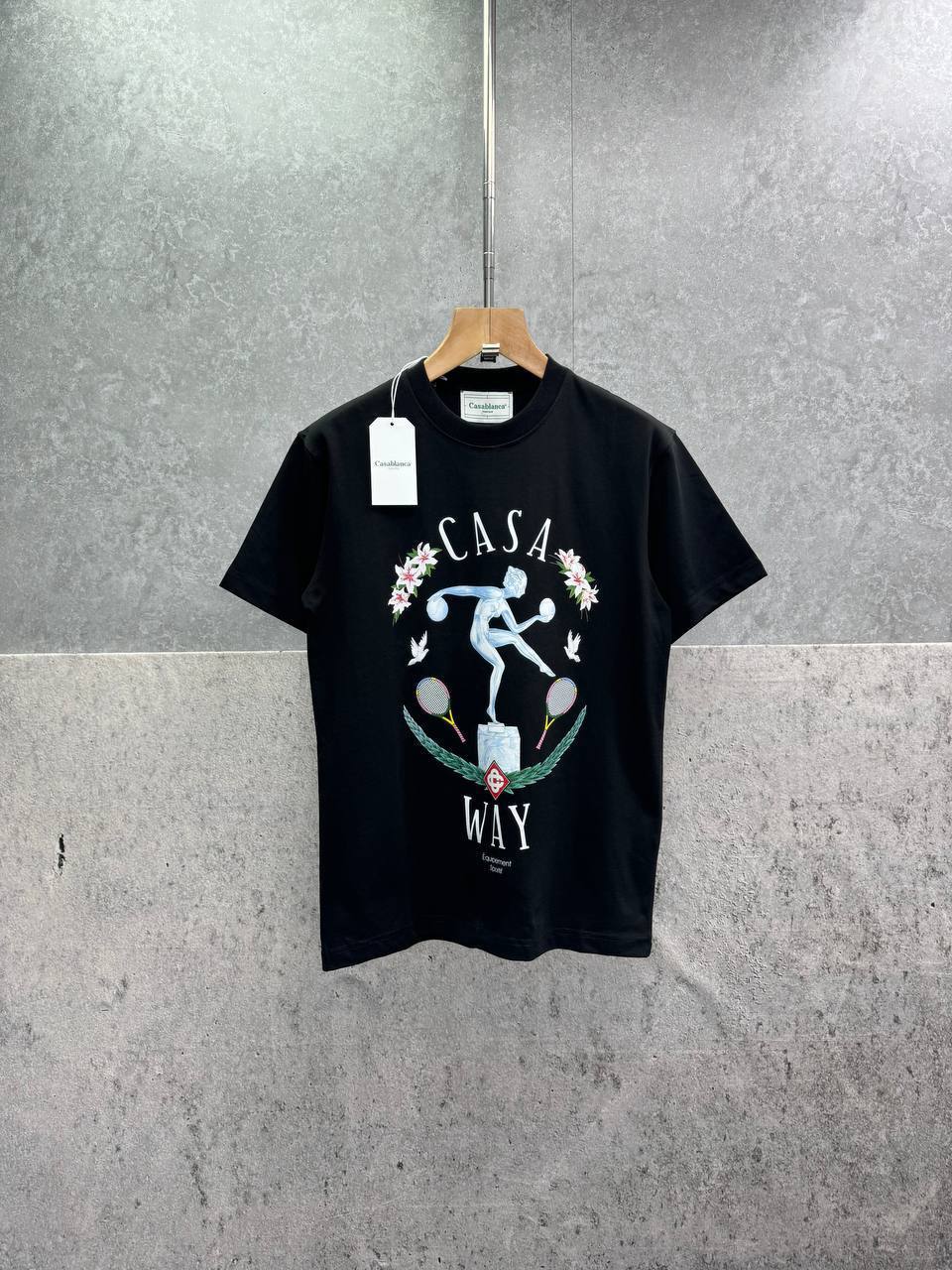 Casablanca Paris Statue En Marbre T-shirts in 2 Colors UK Reps AAA Quality