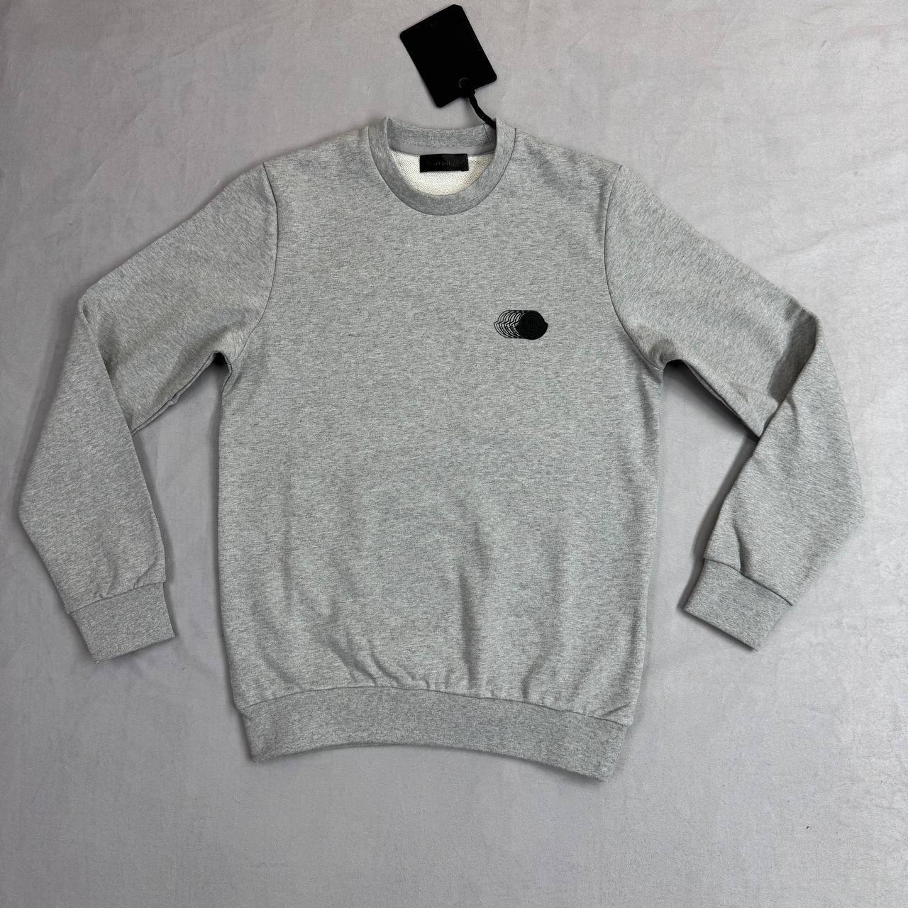 Moncler Faded Logo Motif Cotton Fashion Mens Jumpers UK Reps AAA Quality