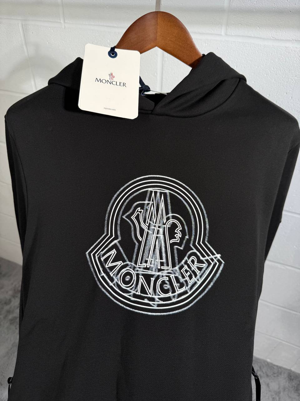 Moncler Embroidered Logo Motif Hoodies in Multiple Colors Best Sale UK Reps AAA Quality