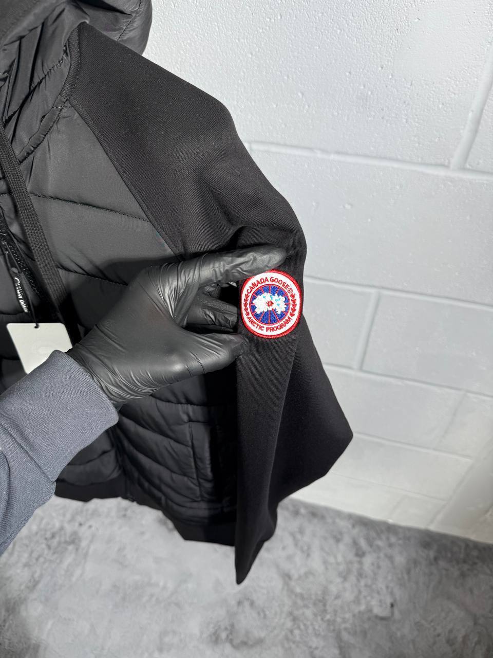 Canada Goose Hybridge Huron Full Zip Logo-Patch Padded Jackets Mens in Multiple Colors UK Reps AAA Quality
