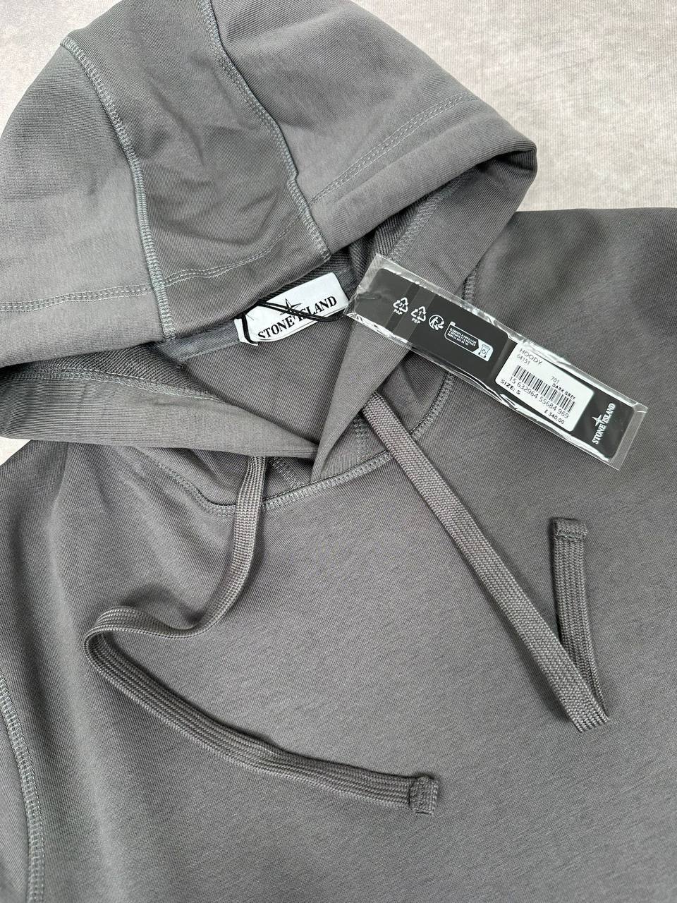 Stone Island Logo Fleece Hood Cotton Mens Hoodie in Multiple Colors Best Sale UK Reps AAA Quality
