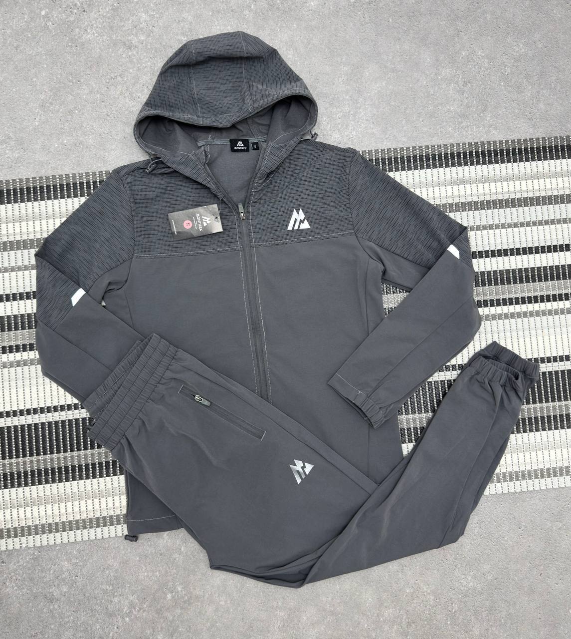 Montirex Logo Printed Zip Up Tracksuit Mens in Multiple Colors Best Sale UK Reps AAA Quality